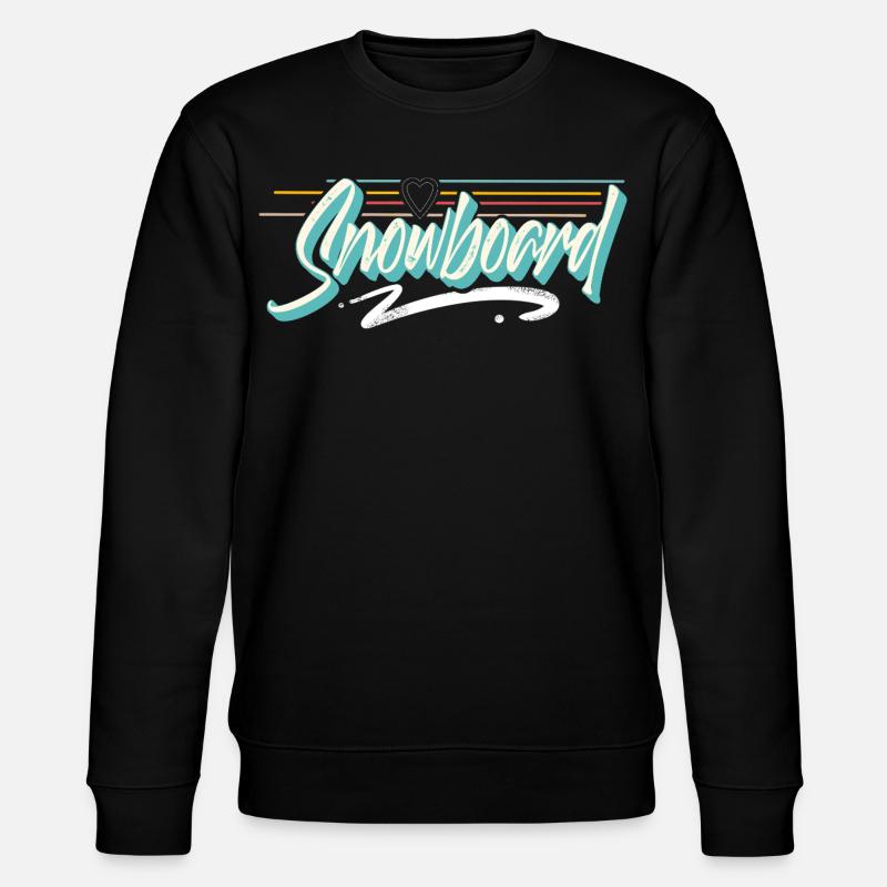 Snowboard - Stanley/Stella Unisex Bio-Sweatshirt CHANGER  - Schwarz