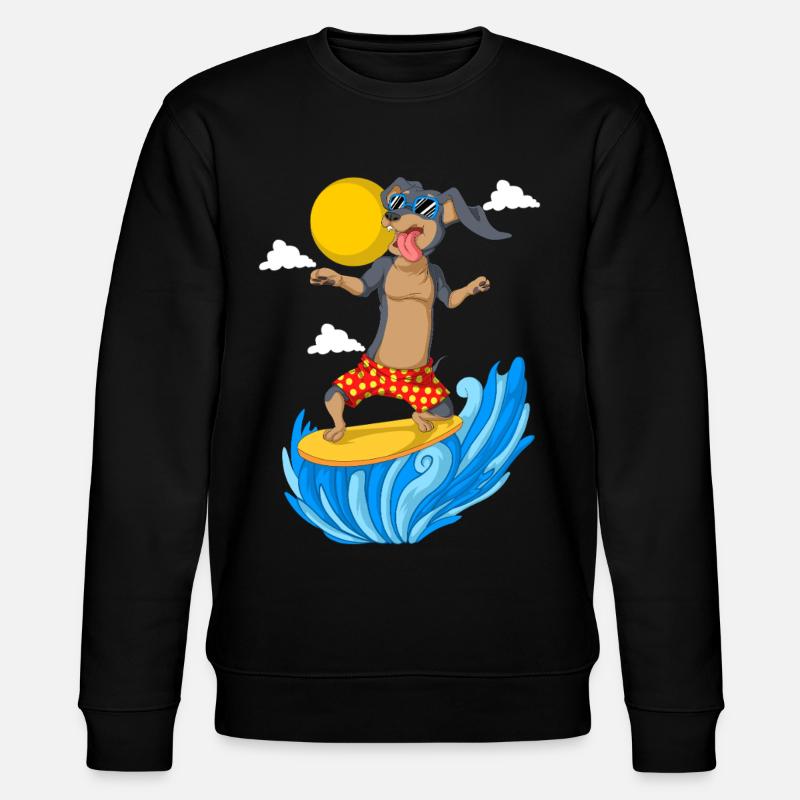 Surfendackel in Sommerkleidung - Stanley/Stella Unisex Bio-Sweatshirt CHANGER - Schwarz