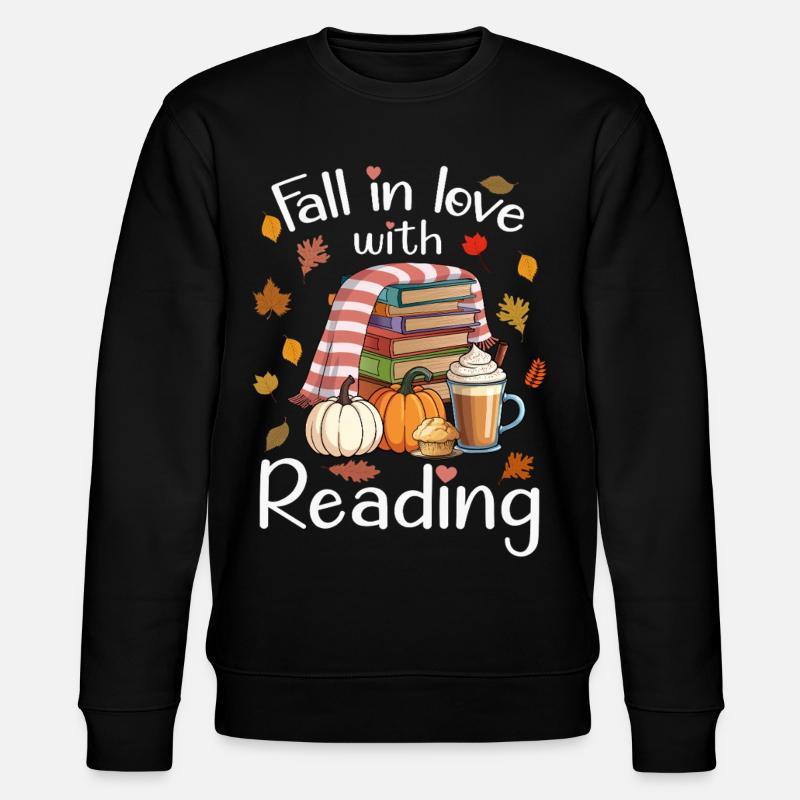 L’amour de la lecture à l’automne - Sweat bio CHANGER Stanley/Stella Unisexe - noir