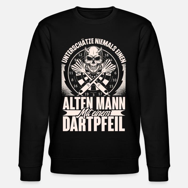 fléchettes - Sweat bio CHANGER Stanley/Stella Unisexe - noir