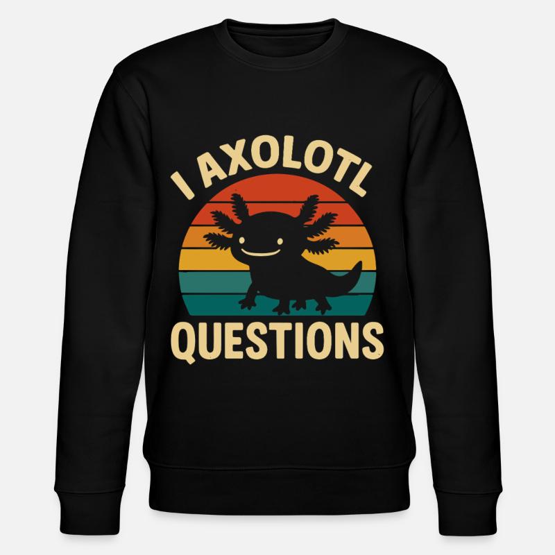 Axolotl - Stanley/Stella Unisex Bio-Sweatshirt CHANGER  - Schwarz