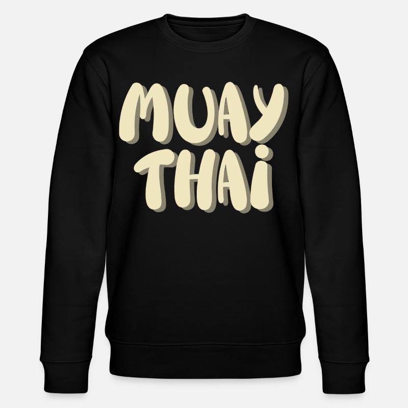 Muay Thai - Stanley/Stella Unisex Bio-Sweatshirt CHANGER  - Schwarz