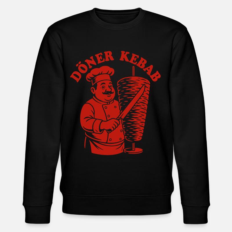 Döner Kebab - Restauration rapide - Spruch - Sweat bio CHANGER Stanley/Stella Unisexe - noir