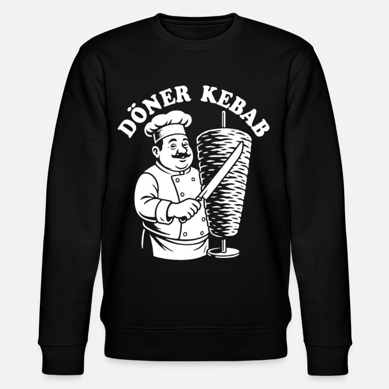 Döner Kebab - Restauration rapide - Spruch - Sweat bio CHANGER Stanley/Stella Unisexe - noir