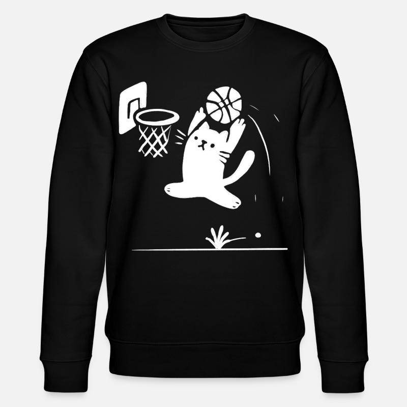 Chat de basket-ball - Sweat bio CHANGER Stanley/Stella Unisexe - noir