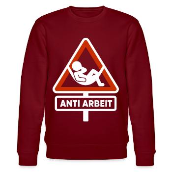 Panneau anti travail – Chemise anti-fraude au temps de travail Malle - Sweat bio CHANGER Stanley/Stella Unisexe - bordeaux - Devant - Nik (191cm) & Marisol (170cm)