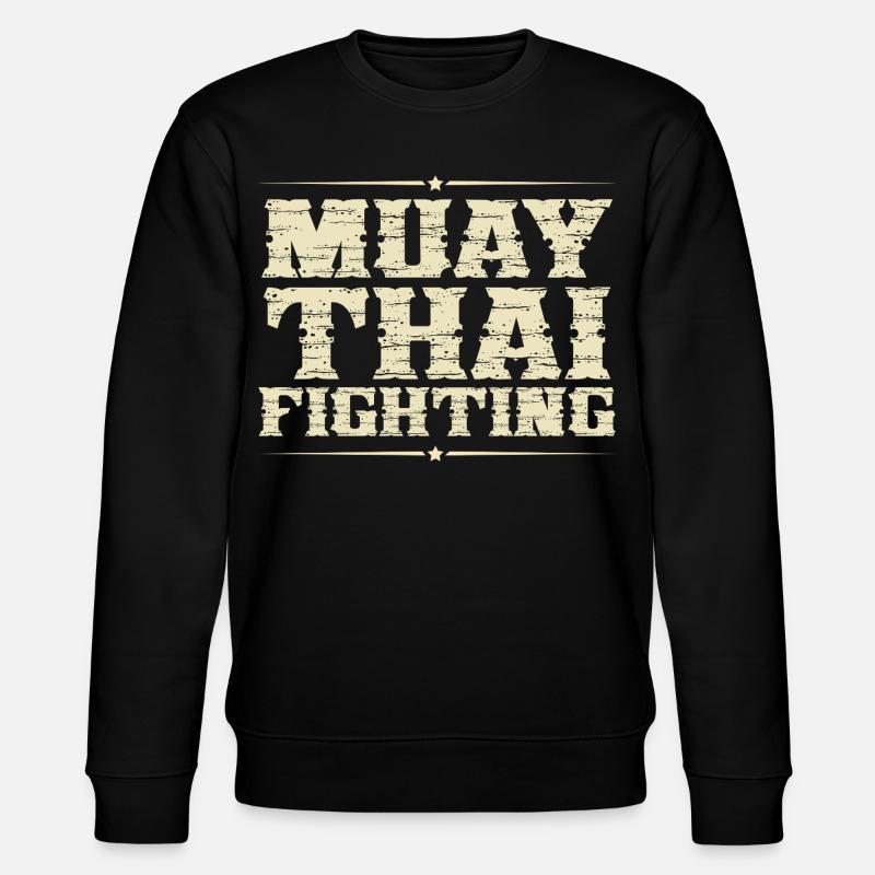 Muay Thai - Stanley/Stella Unisex Bio-Sweatshirt CHANGER  - Schwarz