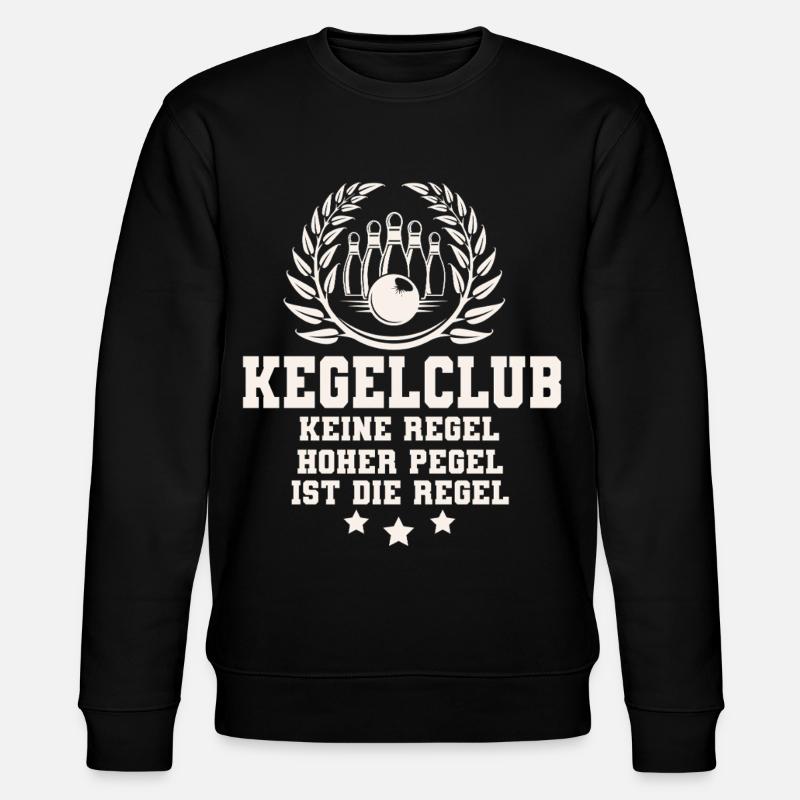 Kegeln - Stanley/Stella Unisex Bio-Sweatshirt CHANGER  - Schwarz
