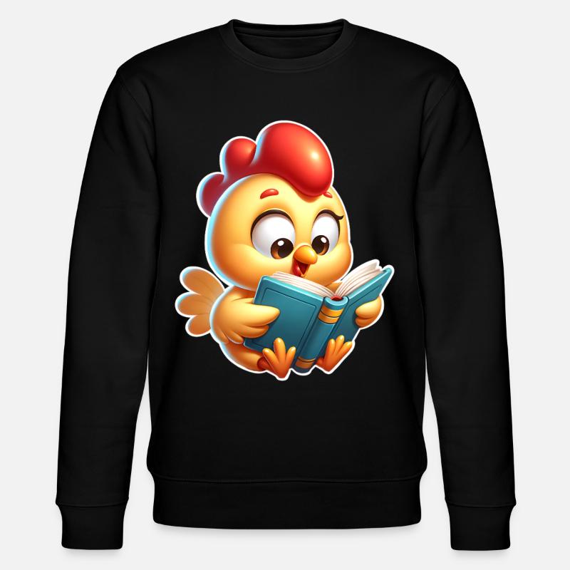 Lecture de poulet - Sweat bio CHANGER Stanley/Stella Unisexe - noir
