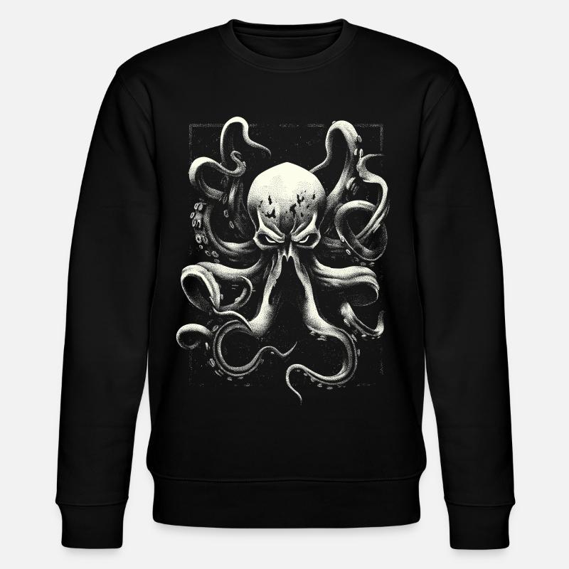 Kraken - Stanley/Stella Unisex Bio-Sweatshirt CHANGER  - Schwarz