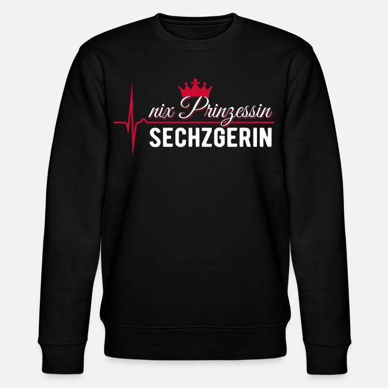 Nix Princess - Sechzgerin - Cadeau ECG Pulse - Sweat bio CHANGER Stanley/Stella Unisexe - noir
