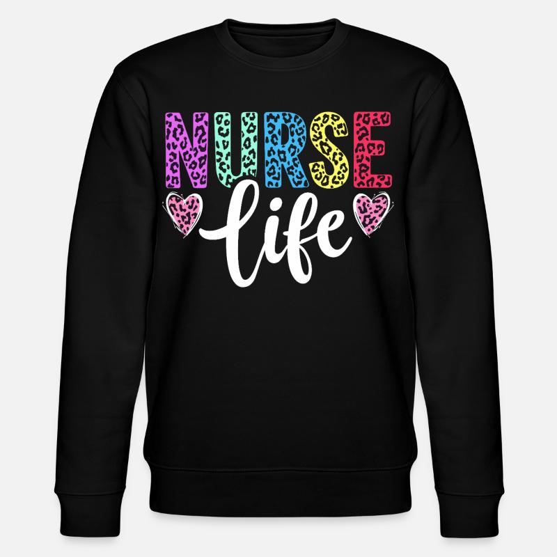 Infirmière, Vie d’infirmière - Sweat bio CHANGER Stanley/Stella Unisexe - noir