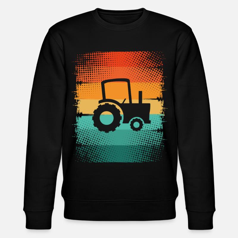 Traktor - Stanley/Stella Unisex Bio-Sweatshirt CHANGER  - Schwarz