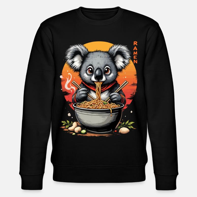Koala Ramen Master - Sweat bio CHANGER Stanley/Stella Unisexe - noir