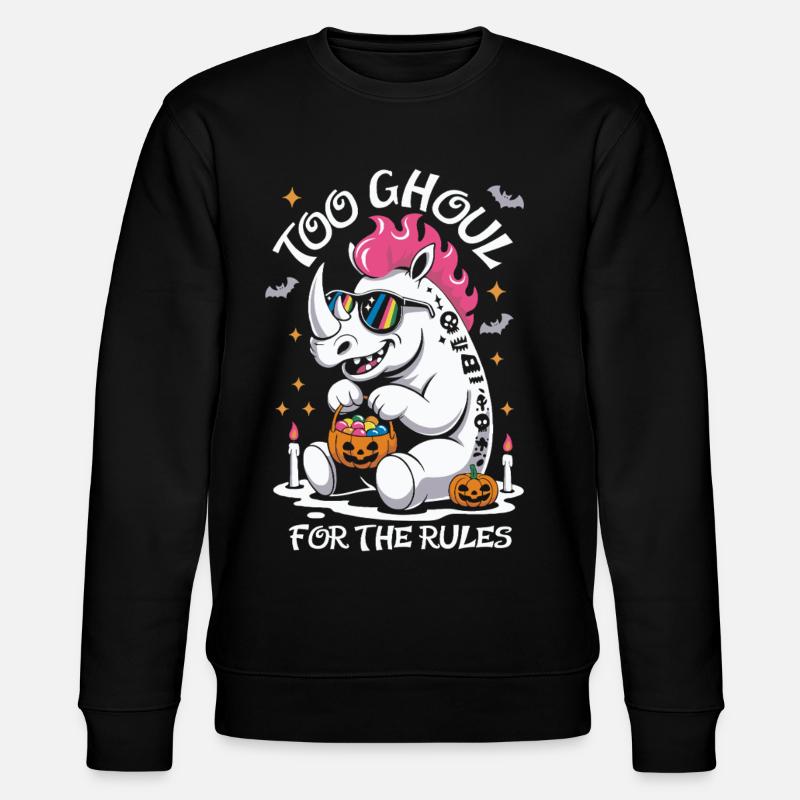 Goule Rhino Halloween Graphique - Sweat bio CHANGER Stanley/Stella Unisexe - noir