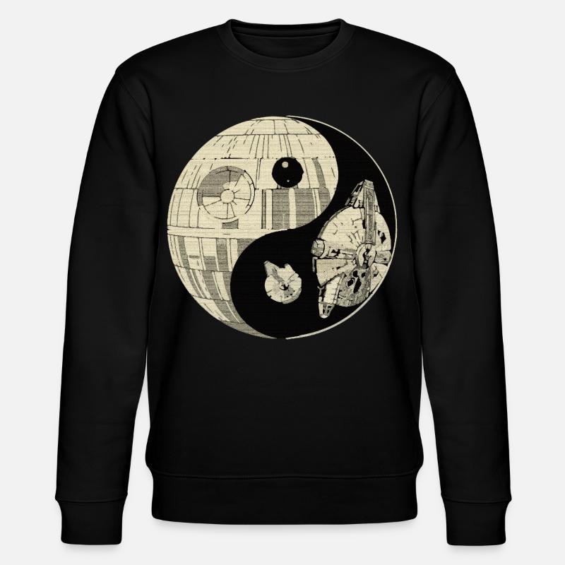 Duel spatial galactique Yin Yang - Sweat bio CHANGER Stanley/Stella Unisexe - noir