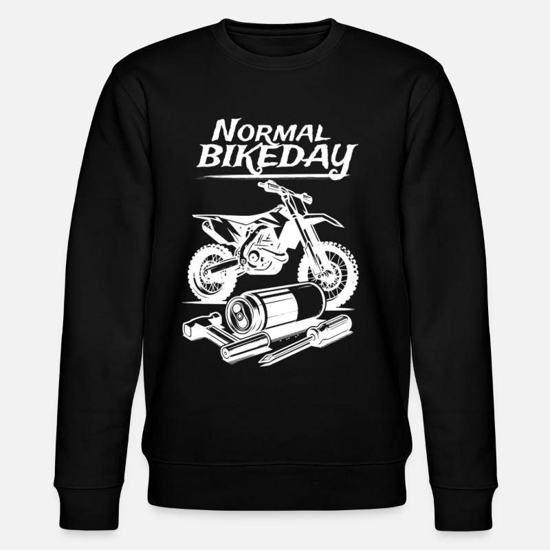Journée de vélo normale - Sweat bio CHANGER Stanley/Stella Unisexe - noir