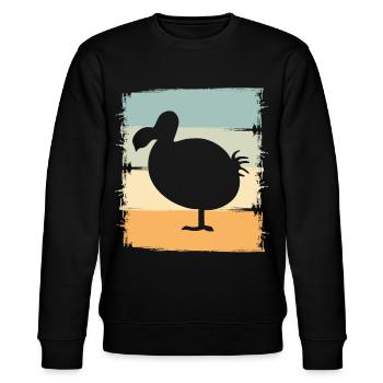 dodo - Stanley/Stella CHANGER Unisex Organic Sweatshirt - black - Front - Nik (191cm) & Marisol (170cm)