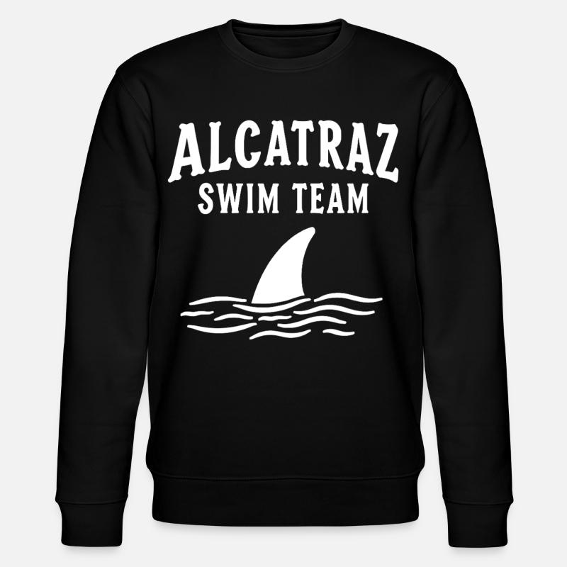 Alcatraz Schwimmteam Ironie Spruch - Stanley/Stella Unisex Bio-Sweatshirt CHANGER - Schwarz
