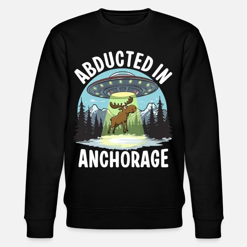 Entführt in Anchorage - Stanley/Stella Unisex Bio-Sweatshirt CHANGER  - Schwarz