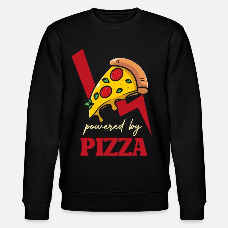 Power Pizza Blitz Logo - Stanley/Stella CHANGER Unisex Organic Sweatshirt - black
