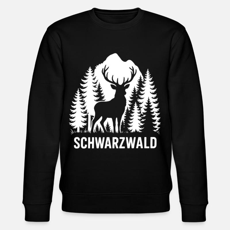 Schwarzwald - Stanley/Stella Unisex Bio-Sweatshirt CHANGER  - Schwarz