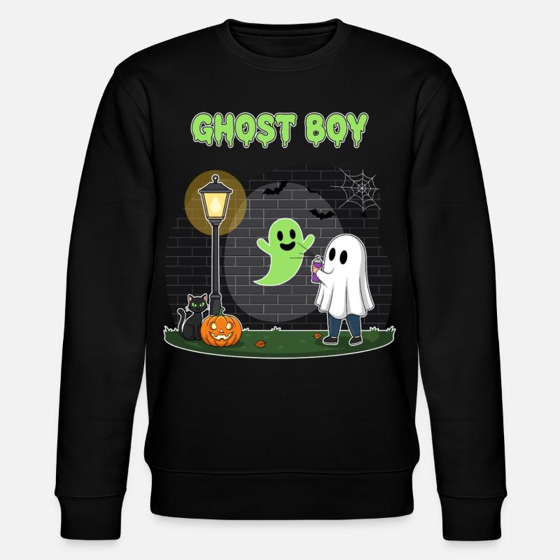 Scène d’Halloween Ghost Boy - Sweat bio CHANGER Stanley/Stella Unisexe - noir
