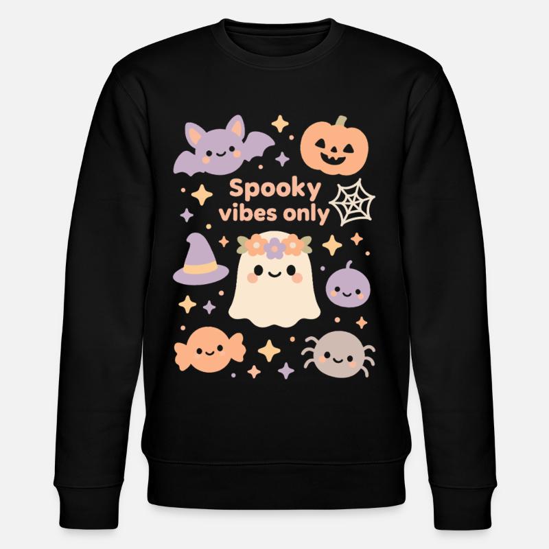 Spooky Vibes Only Halloween Costume Fun - Sweat bio CHANGER Stanley/Stella Unisexe - noir