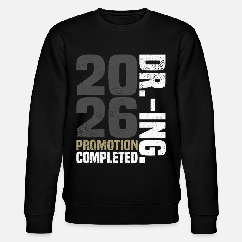 Dr. Ing. Promotion Completed - Stanley/Stella Unisex Bio-Sweatshirt CHANGER  - Schwarz