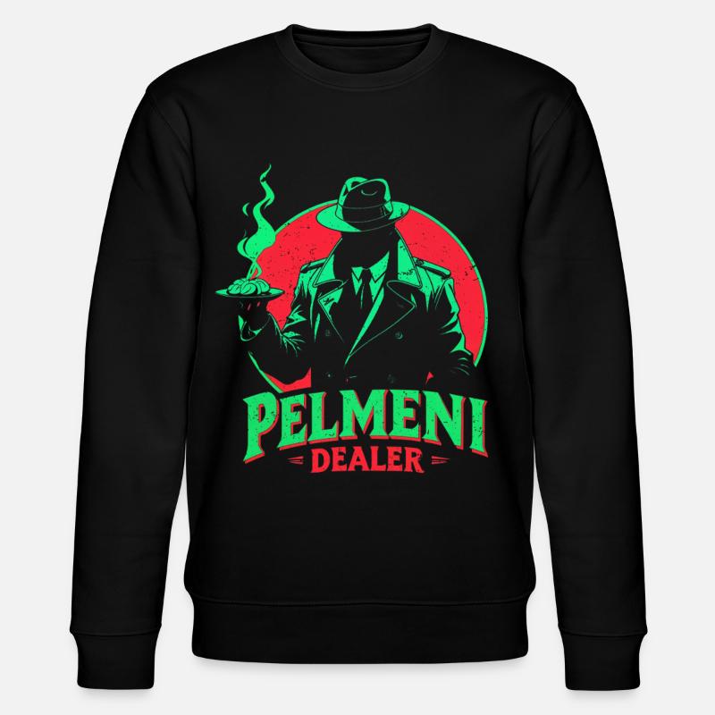 Pelmeni Pelmenis - Stanley/Stella Unisex Bio-Sweatshirt CHANGER  - Schwarz