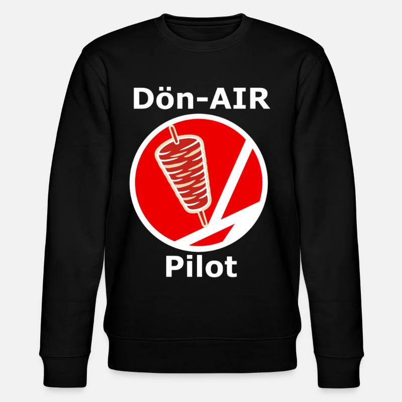 Dön-Air Pilot - Stanley/Stella Unisex Bio-Sweatshirt CHANGER  - Schwarz