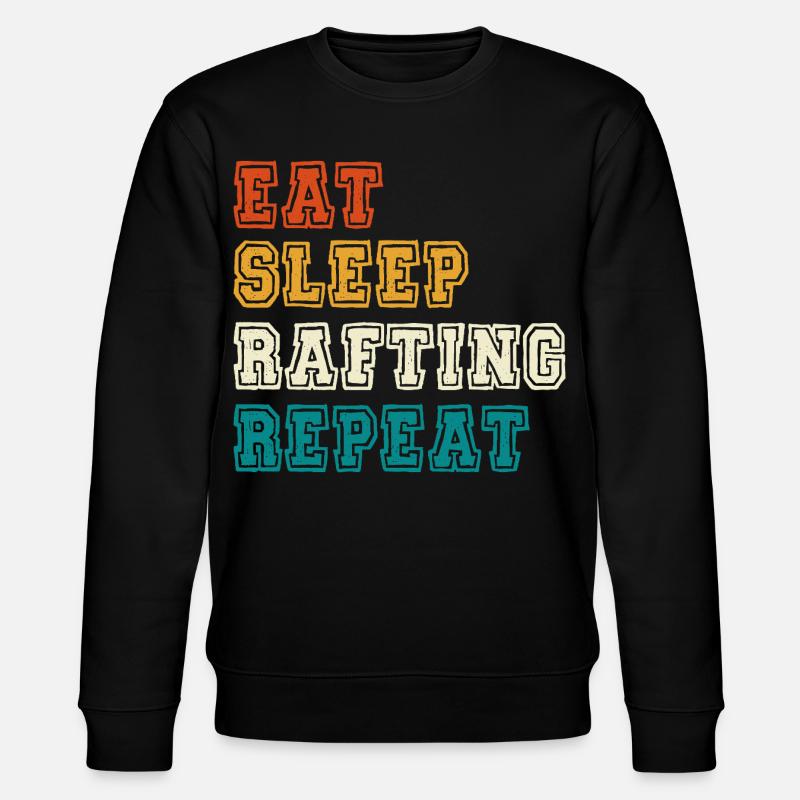 Manger dormir Rafting Répéter - Sweat bio CHANGER Stanley/Stella Unisexe - noir