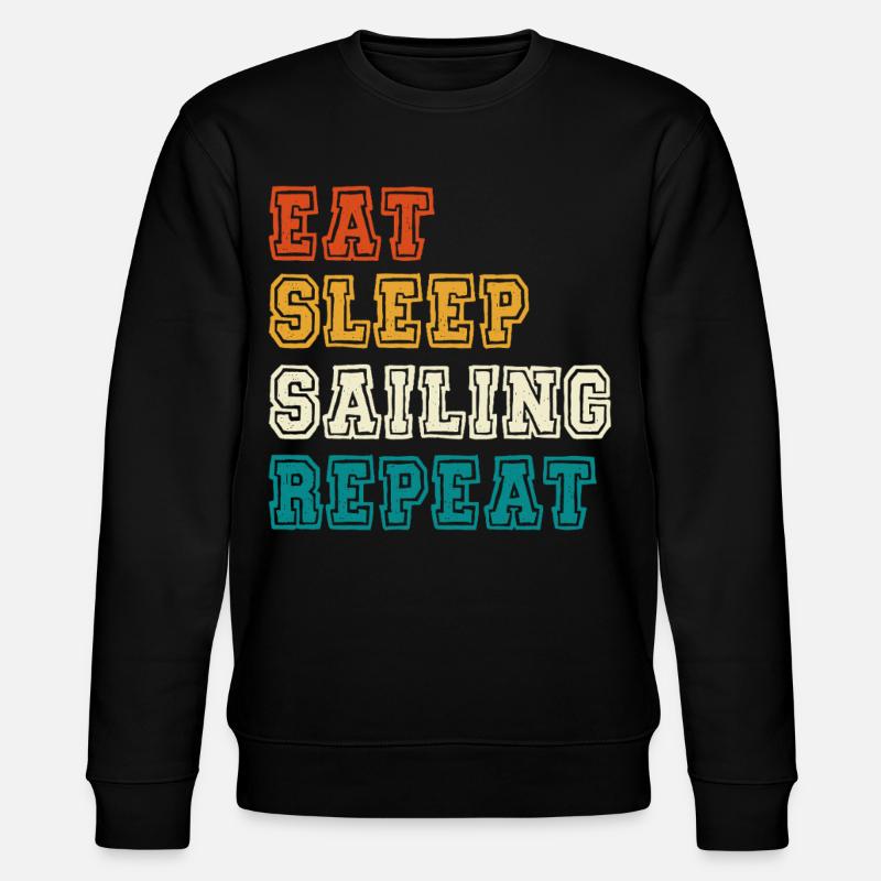 Manger dormir Naviguer Répéter - Sweat bio CHANGER Stanley/Stella Unisexe - noir
