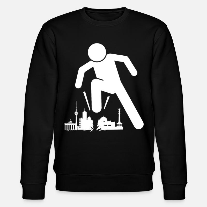 Berlin is ugly skyline - Stanley/Stella CHANGER Unisex Organic Sweatshirt - black