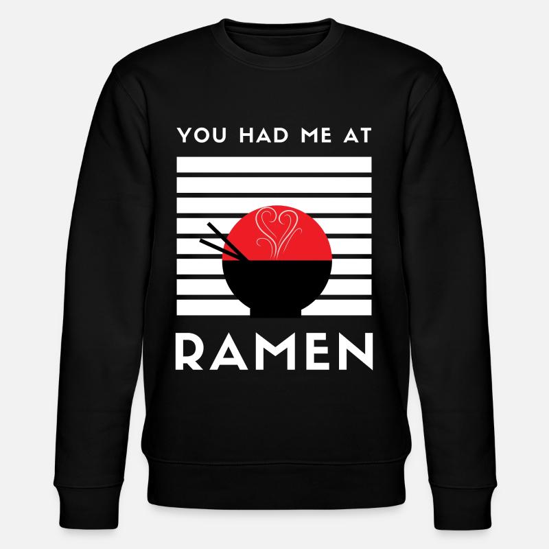 You Had Me at Ramen - Stanley/Stella Unisex Bio-Sweatshirt CHANGER  - Schwarz