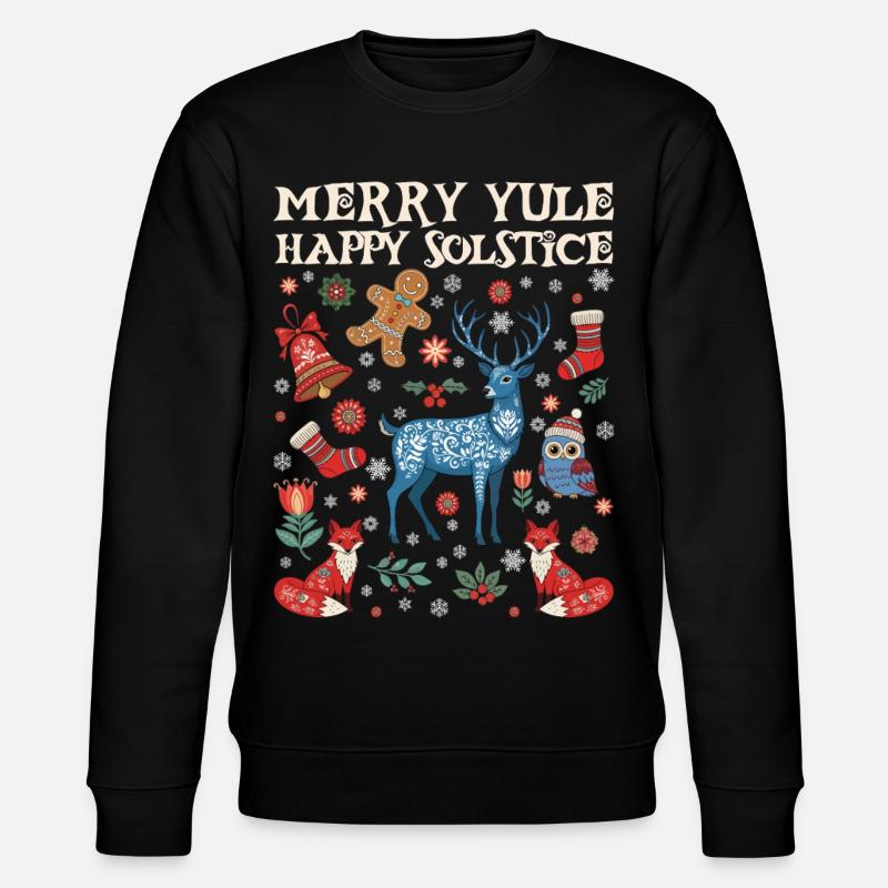 Joyeux Noël Joyeux Noël - Sweat bio CHANGER Stanley/Stella Unisexe - noir