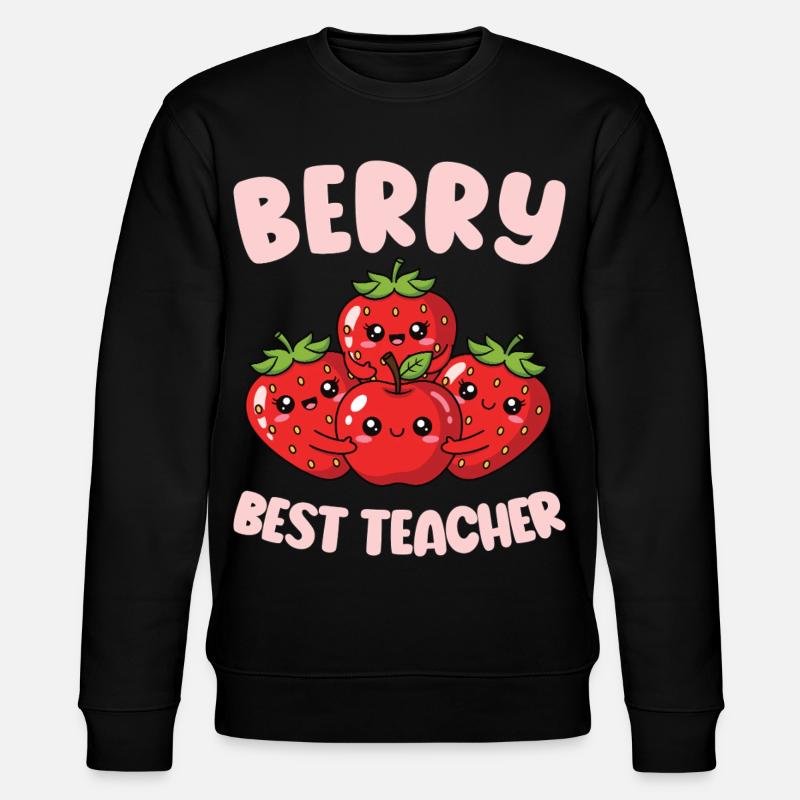 Berry Best Teacher Elementary Teacher - Stanley/Stella CHANGER Unisex Organic Sweatshirt - black