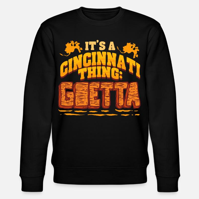 Goetta Wurst Cincinnati Thing - Stanley/Stella Unisex Bio-Sweatshirt CHANGER  - Schwarz