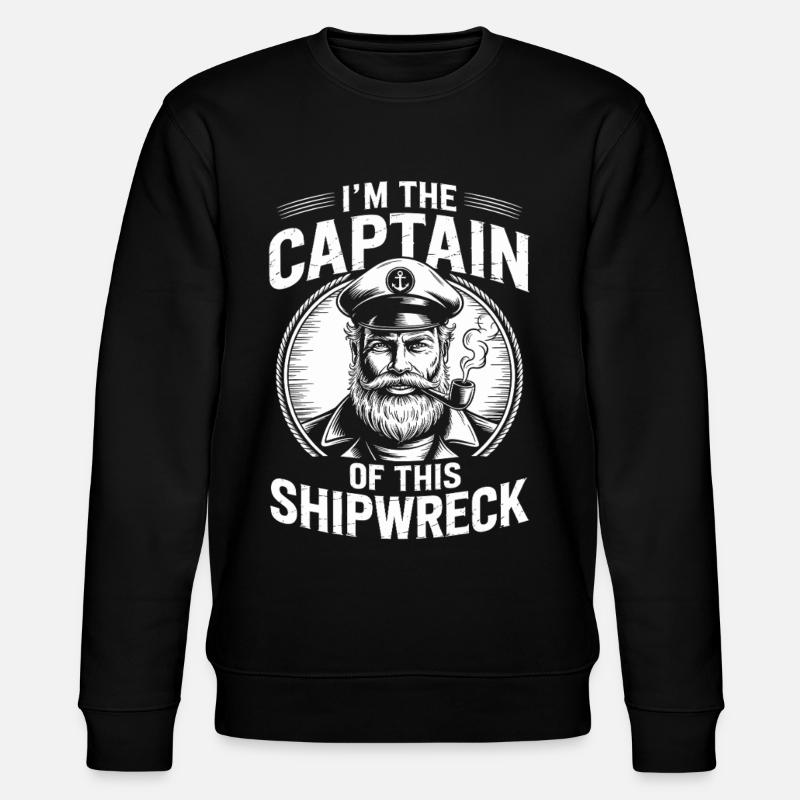 Capitaine de l’épave - Sweat bio CHANGER Stanley/Stella Unisexe - noir