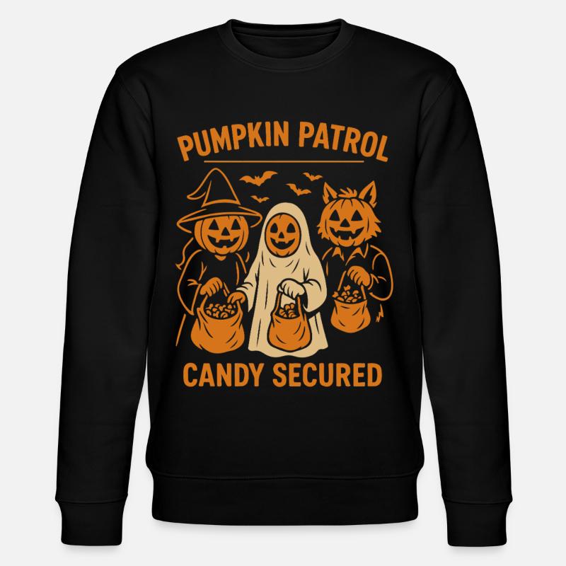 Pumpkin Patrol Candy Secured Halloween Fun - Sweat bio CHANGER Stanley/Stella Unisexe - noir