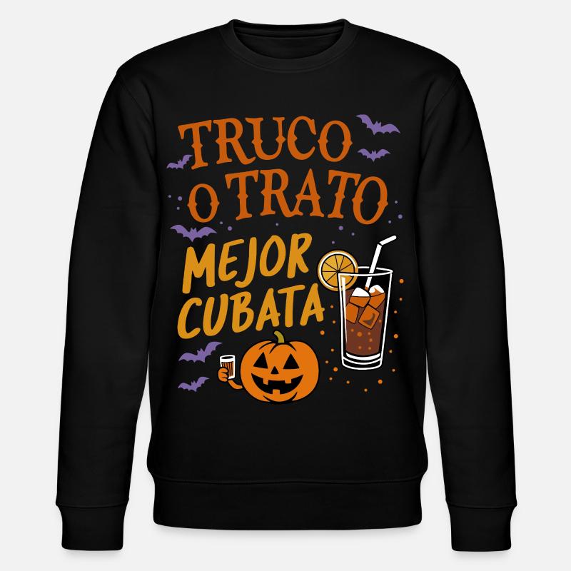 Süßes oder Saures Beste Cubata - Stanley/Stella Unisex Bio-Sweatshirt CHANGER  - Schwarz