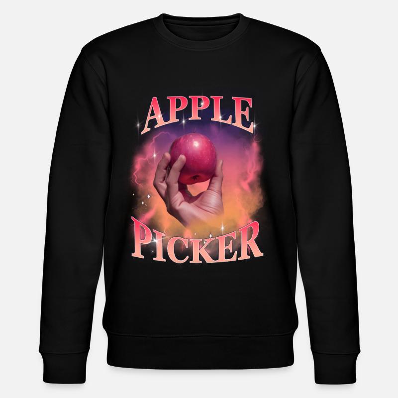 Apple Picker Retro Sunset - Stanley/Stella Unisex Bio-Sweatshirt CHANGER  - Schwarz