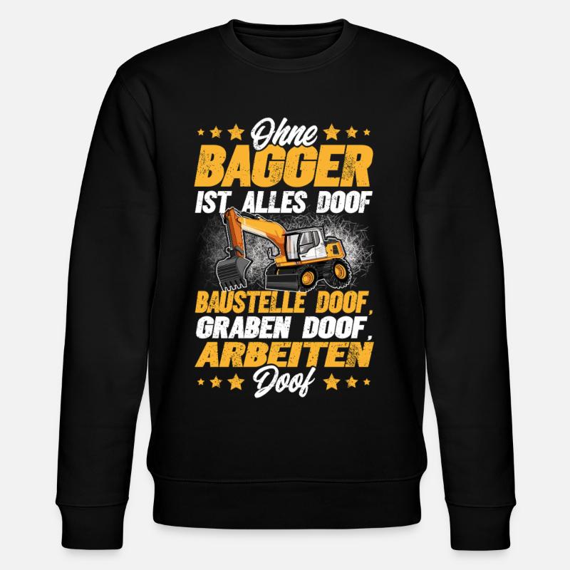 Bagger - Stanley/Stella Unisex Bio-Sweatshirt CHANGER  - Schwarz