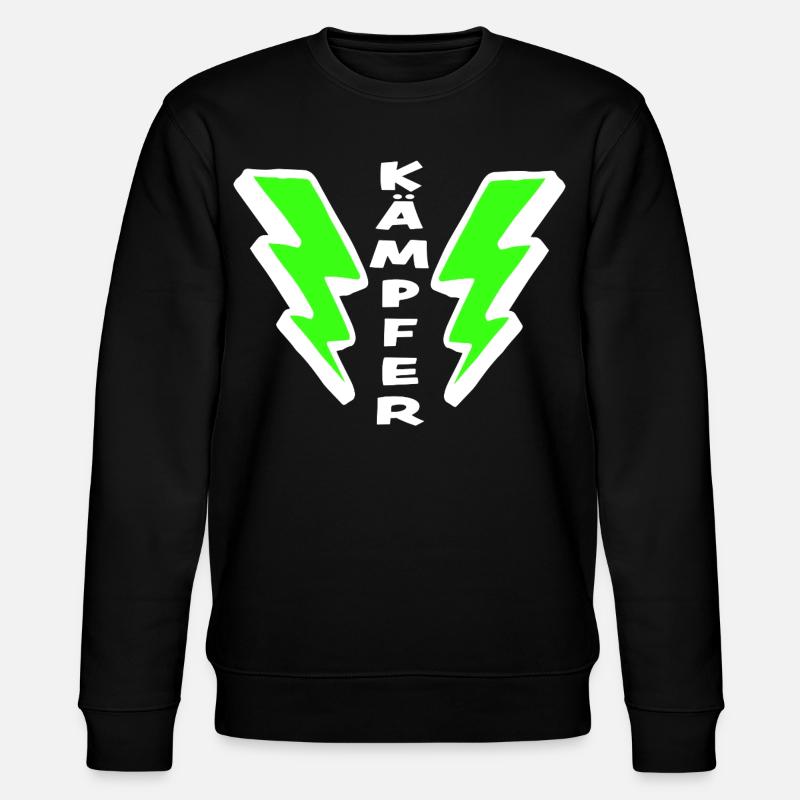 KÄMPFER - Stanley/Stella Unisex Bio-Sweatshirt CHANGER  - Schwarz