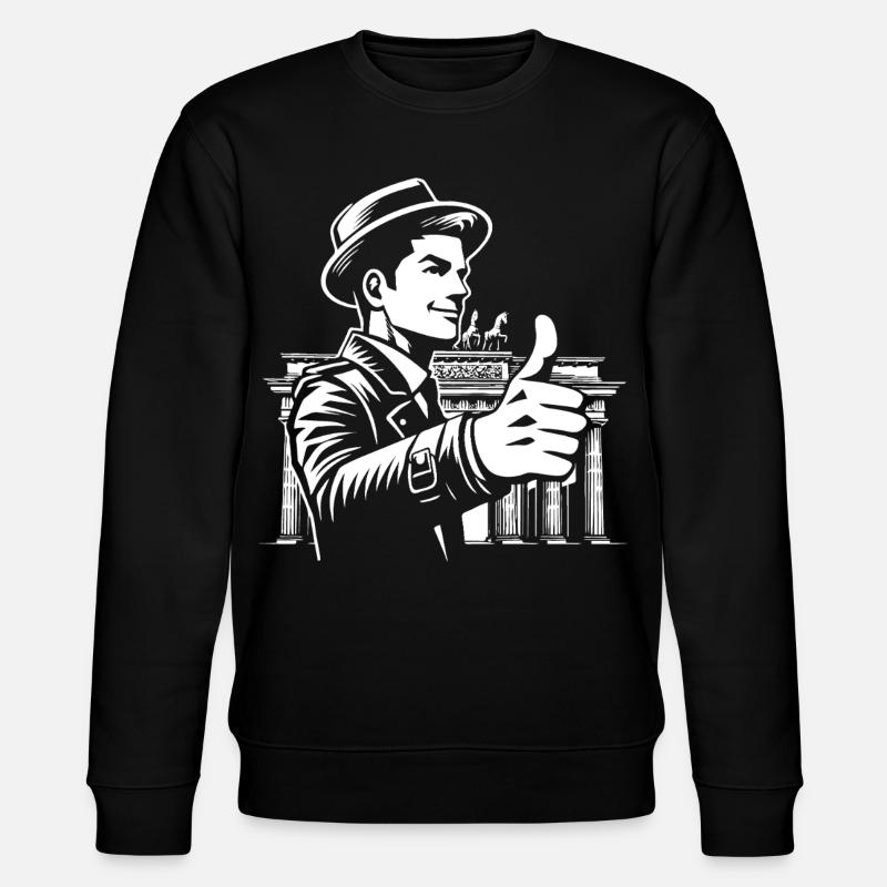 Réunification allemande Design 03 octobre - Sweat bio CHANGER Stanley/Stella Unisexe - noir