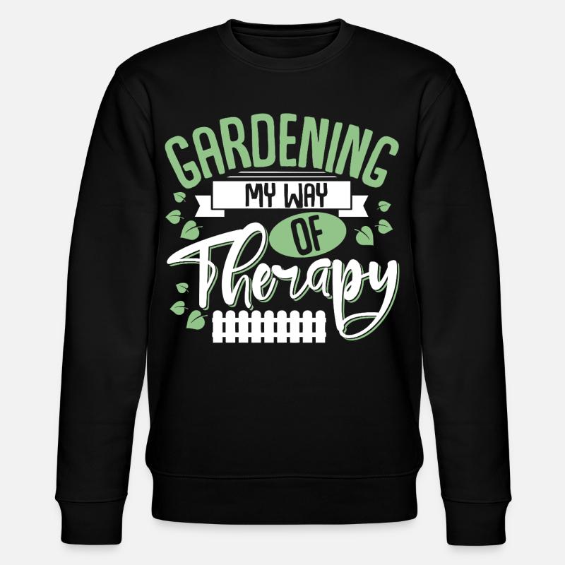 Garten Schrebergarten - Stanley/Stella Unisex Bio-Sweatshirt CHANGER  - Schwarz