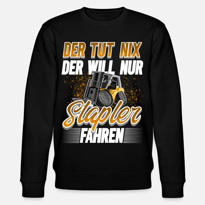 Staplerfahrer Lagerist - Stanley/Stella Unisex Bio-Sweatshirt CHANGER - Schwarz