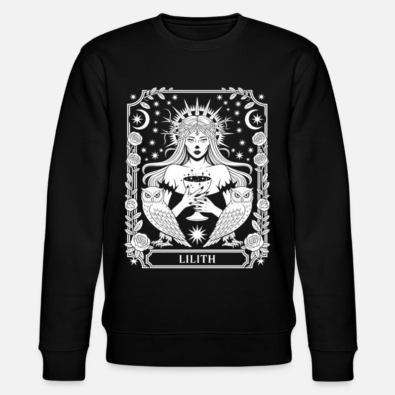 Lilith Lune Étoile Encadrement - Sweat bio CHANGER Stanley/Stella Unisexe - noir