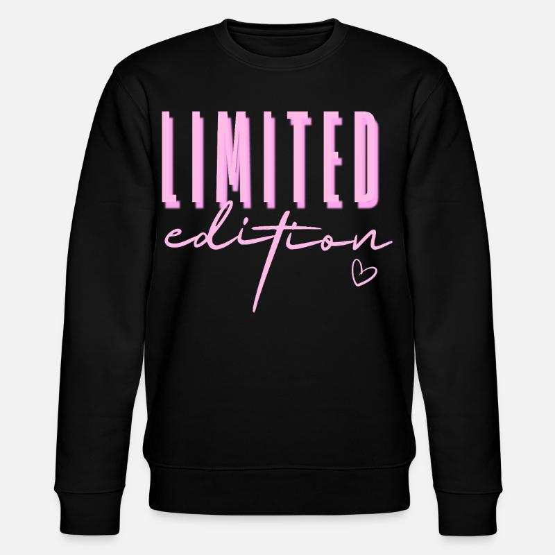 Limited Edition Pink Script | Streetwear Design - Stanley/Stella Unisex Bio-Sweatshirt CHANGER  - Schwarz