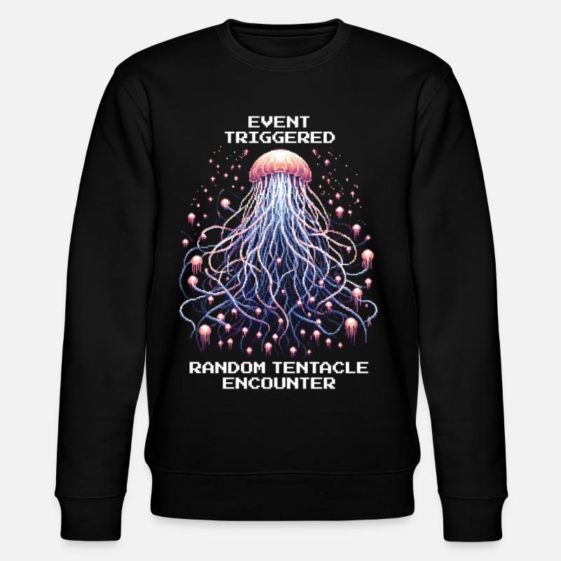 Événement déclenché : Tentacules aléatoires | Méduse - Sweat bio CHANGER Stanley/Stella Unisexe - noir
